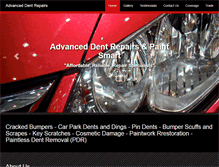Tablet Screenshot of fix-my-dent.co.uk